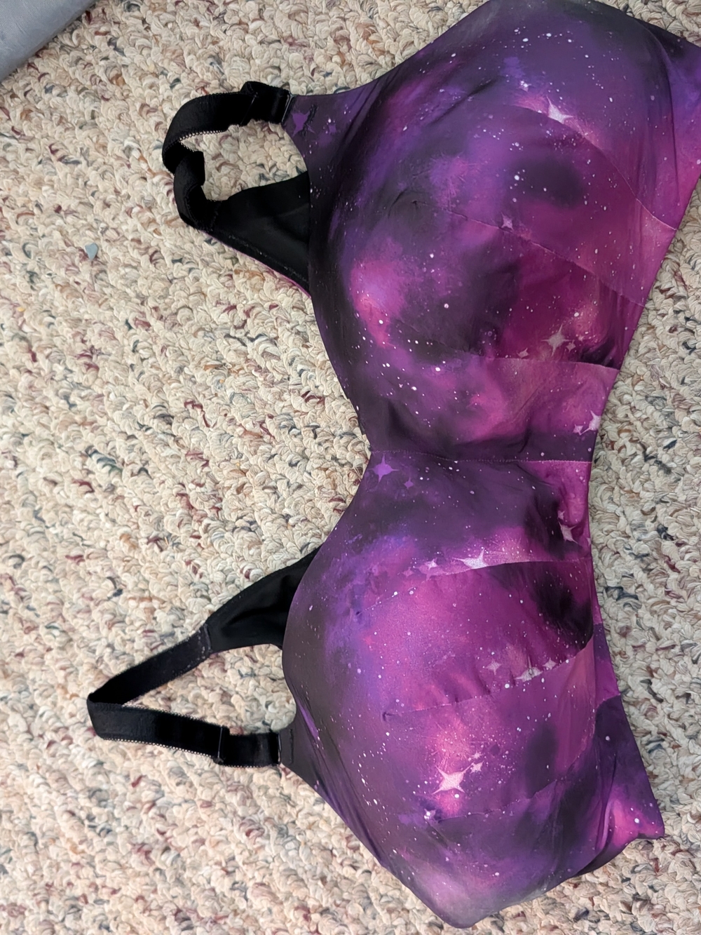 Torrid No Wire Bra 42c. Purple Galaxy Wireless Bra - Women Intimates & Sleepwear